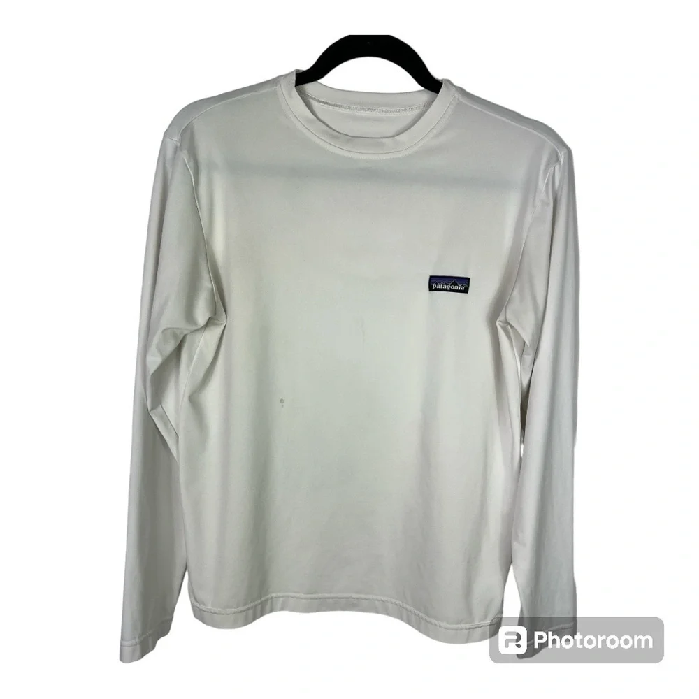 Patagonia Boys LS Capilene Cool Daily  Rashguard *Flawed* Sz XXL (16-18)